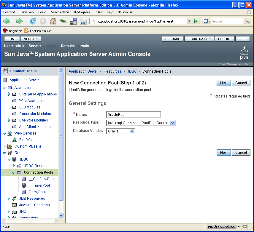 Performing the Enterprise JavaBeans 3.0 exercises on SunAppServ